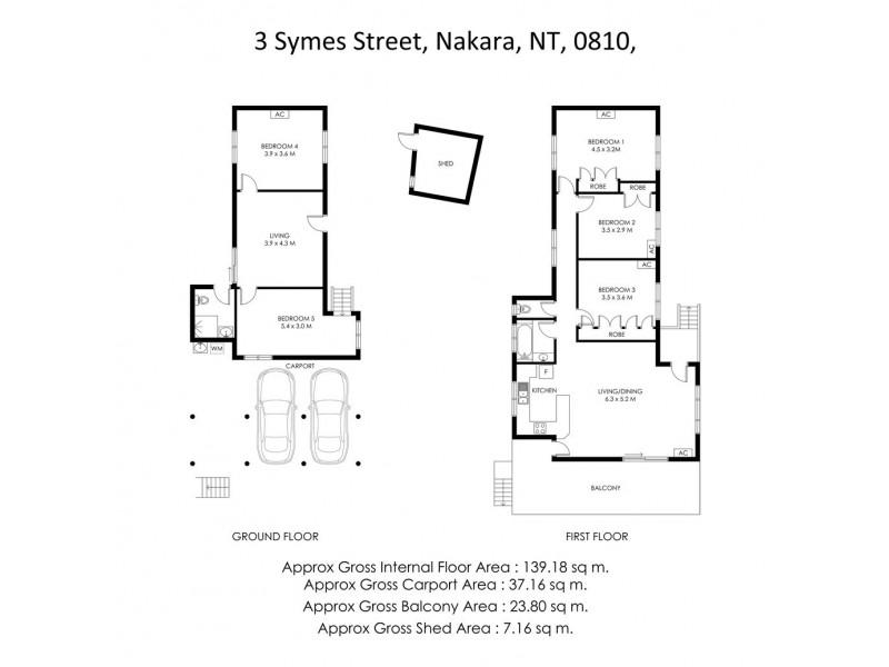 3 Symes Street, Nakara NT 0810 Floorplan