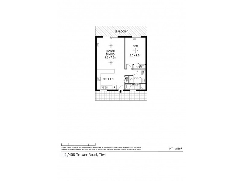 12/408 Trower Road, Tiwi NT 0810 Floorplan