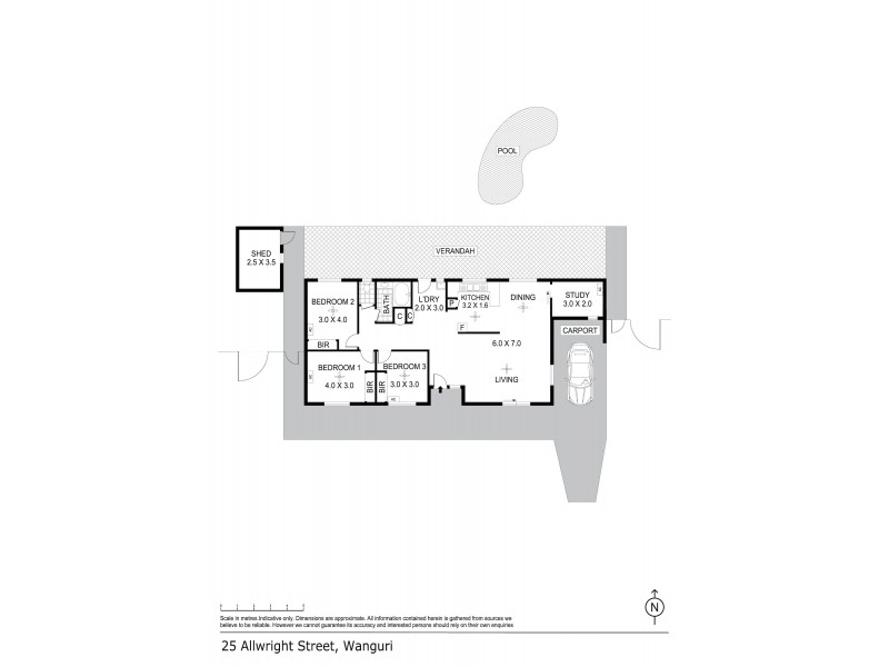 25 Allwright Street, Wanguri NT 0810 Floorplan