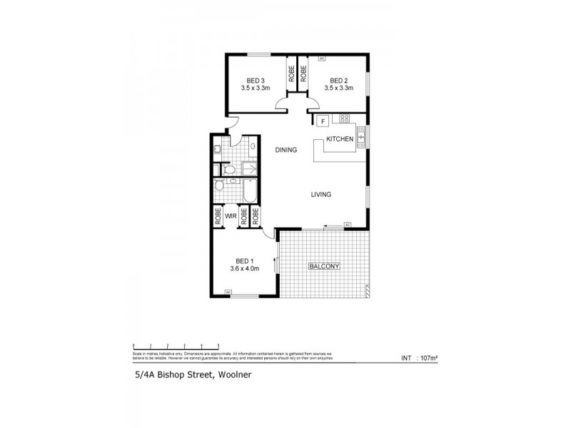 5/4a Bishop Street, Woolner NT 0820 Floorplan
