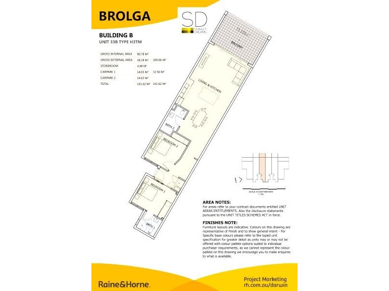 33B/174 Forrest Parade, Rosebery NT 0832 Floorplan