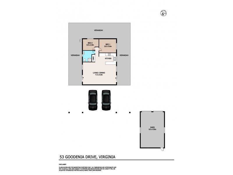 53 GOODENIA DRIVE, Virginia NT 0834 Floorplan