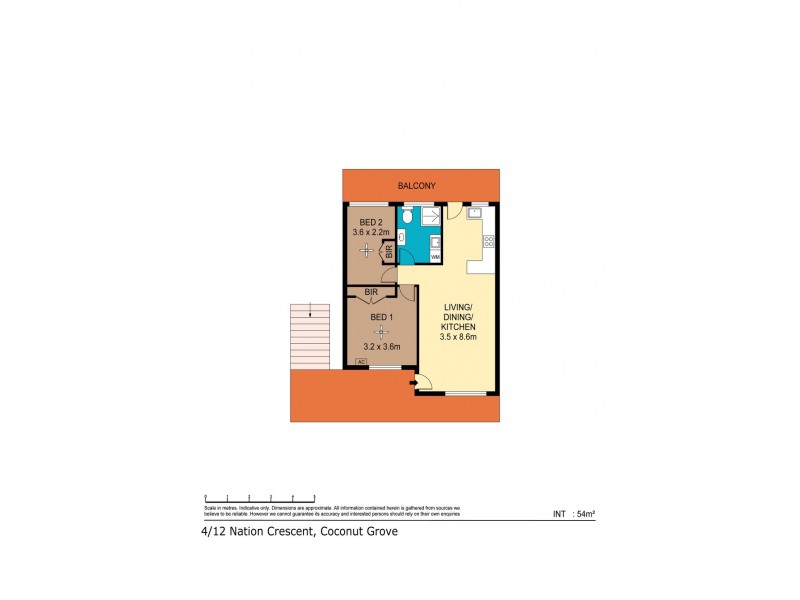 4/12 Nation Crescent, Coconut Grove NT 0810 Floorplan