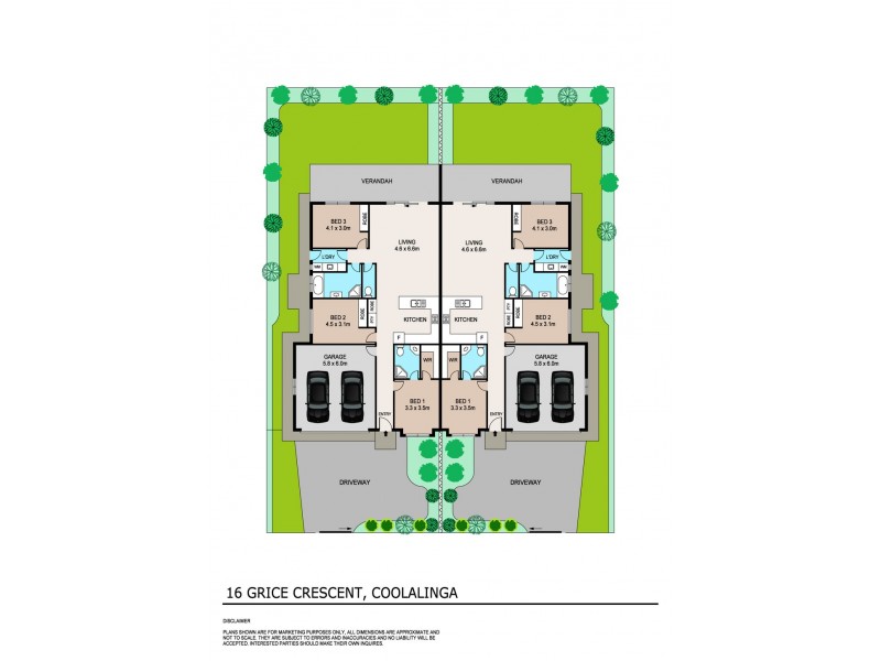 1/16 Grice Crescent, Coolalinga NT 0835 Floorplan