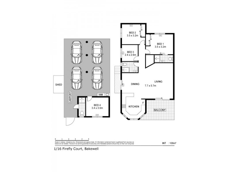 1/16 Firefly Court, Bakewell NT 0832 Floorplan