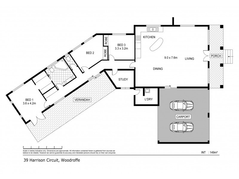 39 Harrison Circuit, Woodroffe NT 0830 Floorplan