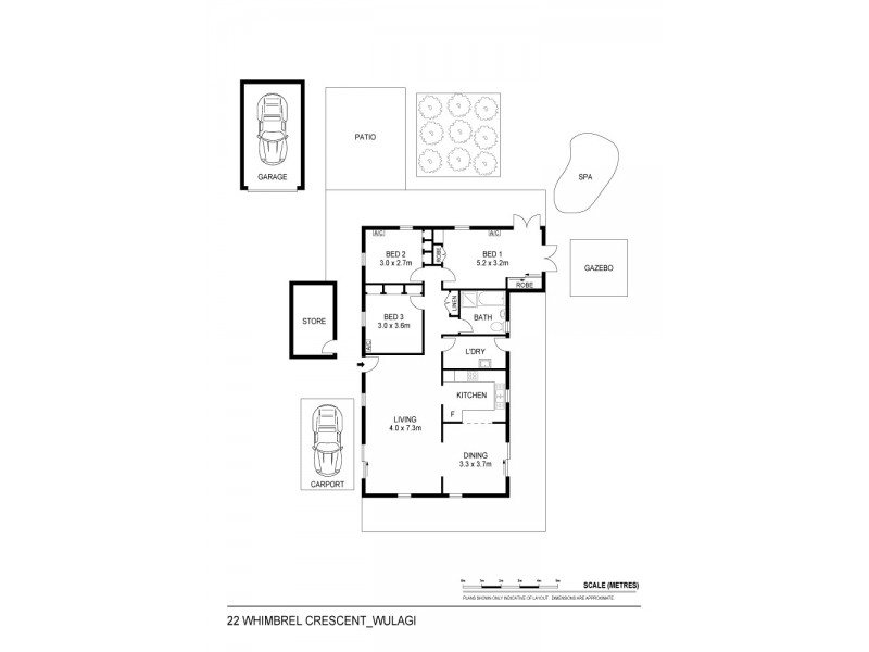 22 Whimbrel Crescent, Wulagi NT 0812 Floorplan