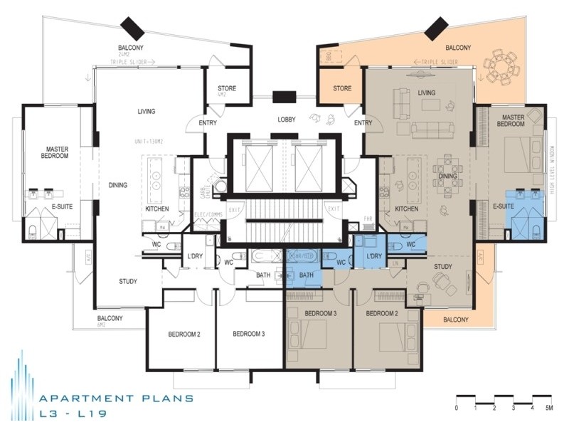 8012/27 Woods Street, Darwin NT 0800 Floorplan