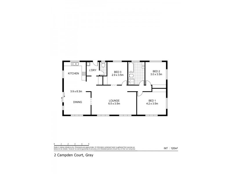 2 Campden Court, Gray NT 0830 Floorplan