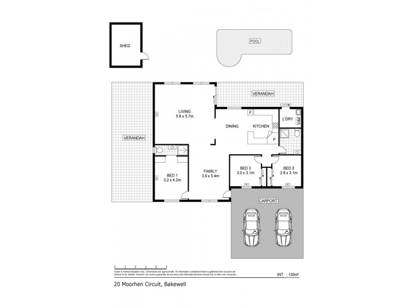 20 Moorhen Circuit, Bakewell NT 0832 Floorplan