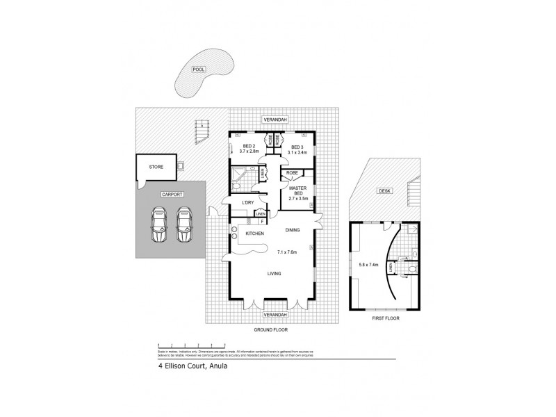 4 Ellison Court, Anula NT 0812 Floorplan
