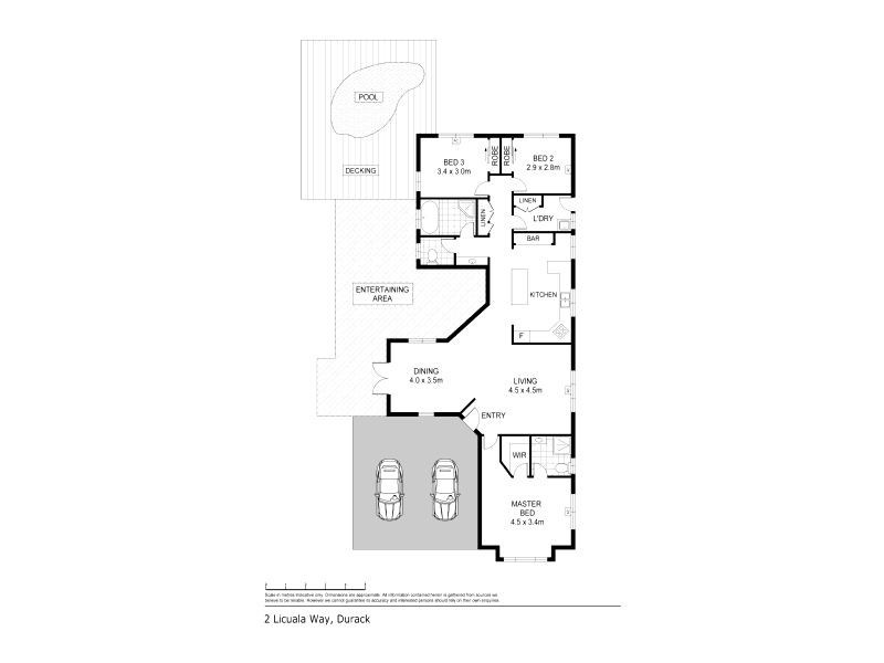 2 Licuala Way, Durack NT 0830 Floorplan