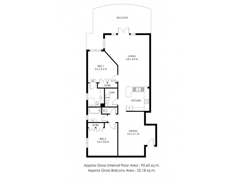 22/288 Casuarina Drive, Rapid Creek NT 0810 Floorplan
