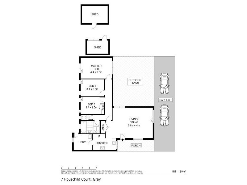 7 Houschildt Court, Gray NT 0830 Floorplan