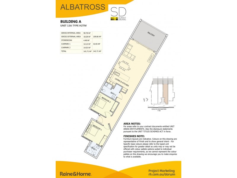 13A/174 Forrest Parade, Rosebery NT 0832 Floorplan