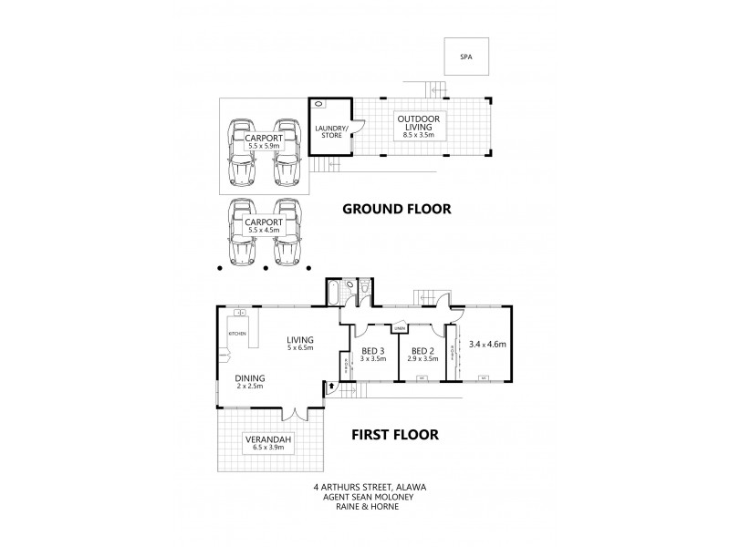 4 Arthur Street, Alawa NT 0810 Floorplan