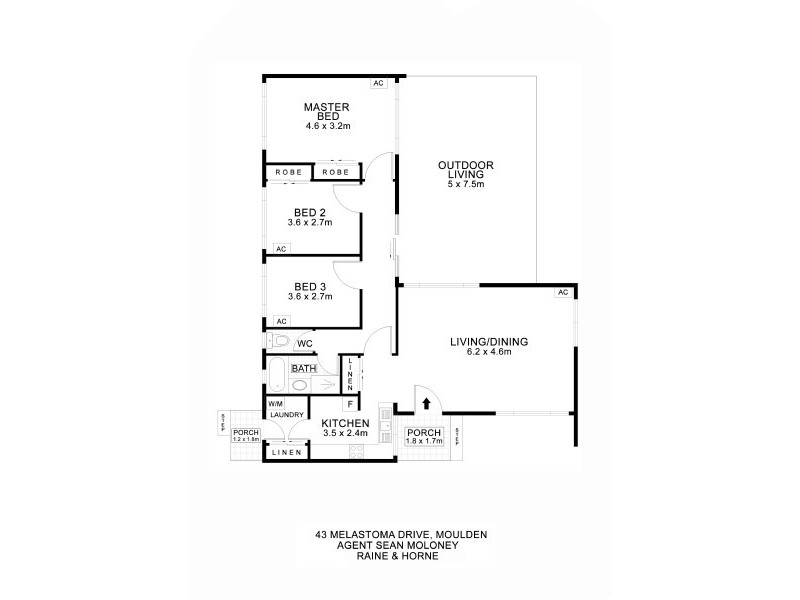 43 Melastoma Drive, Moulden NT 0830 Floorplan