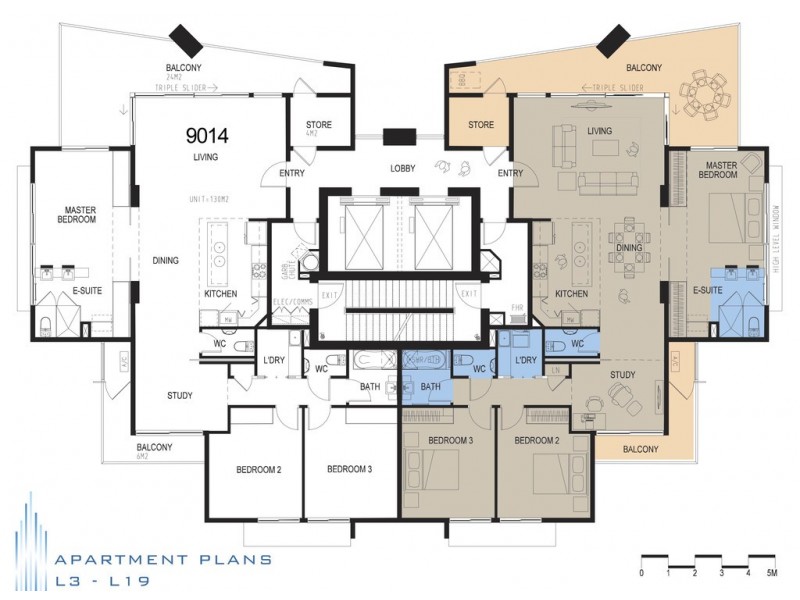 9014/27 Woods Street, Darwin City NT 0800 Floorplan