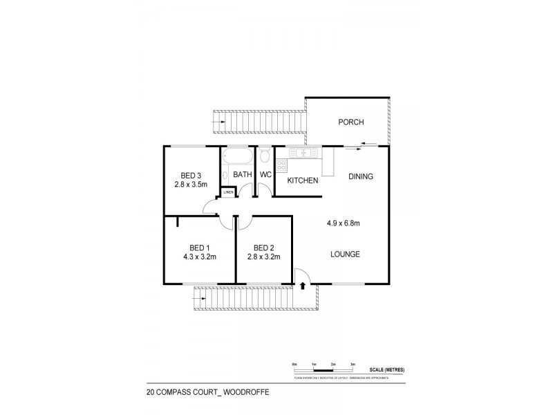 20 Compass Court, Woodroffe NT 0830 Floorplan