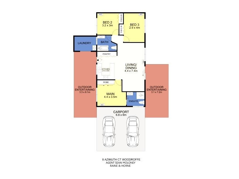 8 Azimuth Court, Woodroffe NT 0830 Floorplan