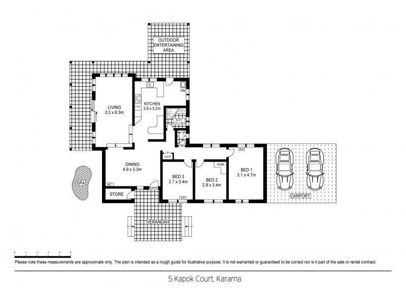 5 Kapok Court, Karama NT 0812 Floorplan