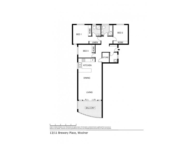 13/11 Brewery Place, Woolner NT 0820 Floorplan