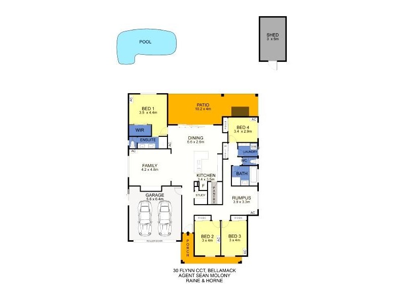 30 Flynn Circuit, Bellamack NT 0832 Floorplan