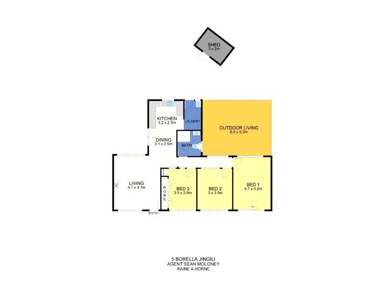 5 Borella Circuit, Jingili NT 0810 Floorplan