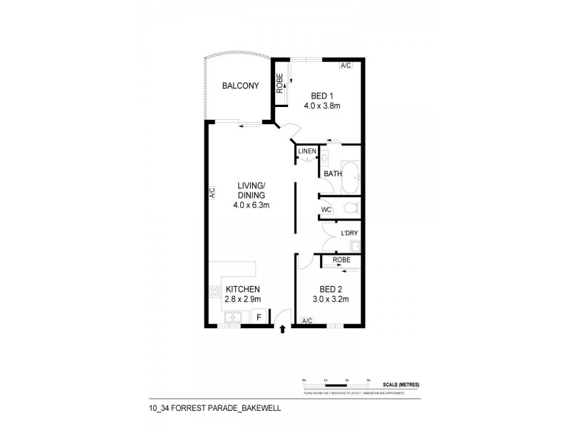 10/34 Forrest Parade, Bakewell NT 0832 Floorplan