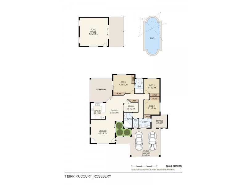1 Birripa Court, Rosebery NT 0832 Floorplan