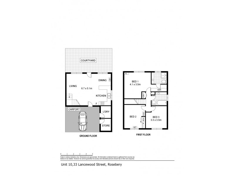 10/33 Lancewood Street, Rosebery NT 0832 Floorplan
