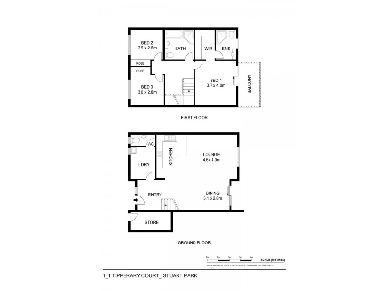 1/1 Tipperary Court, Stuart Park NT 0820 Floorplan