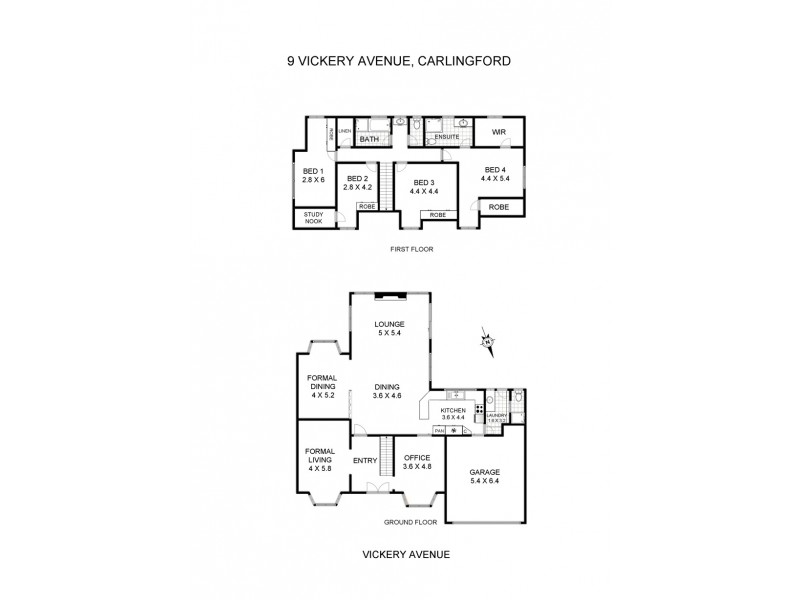 9 Vickery Avenue, Carlingford NSW 2118 Floorplan