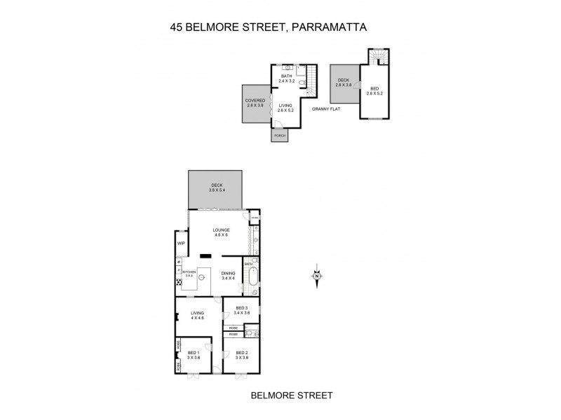 45 BELMORE STREET, North Parramatta NSW 2151 Floorplan