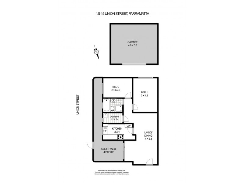 1/5-15 Union Street, Parramatta NSW 2150 Floorplan