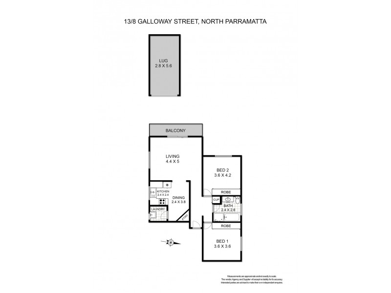 13/8 Galloway Street, North Parramatta NSW 2151 Floorplan