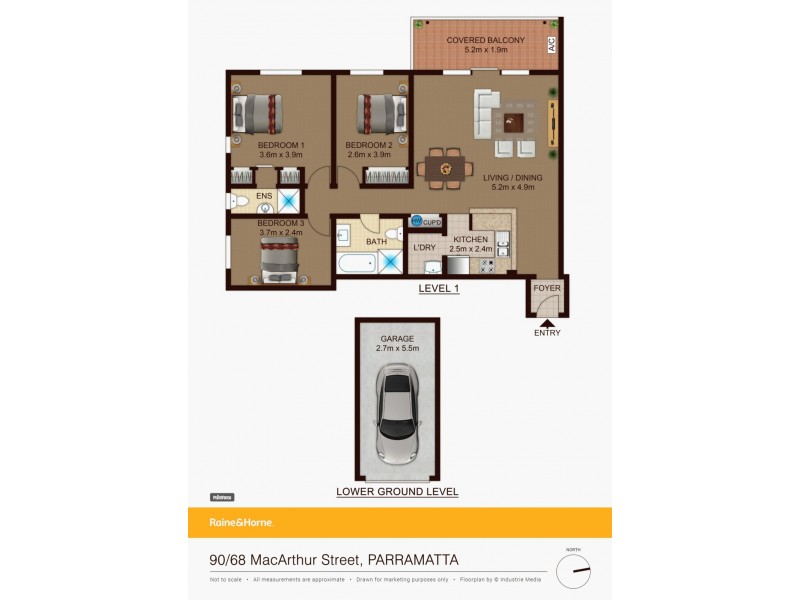 90/68 Macarthur Street, Parramatta NSW 2150 Floorplan