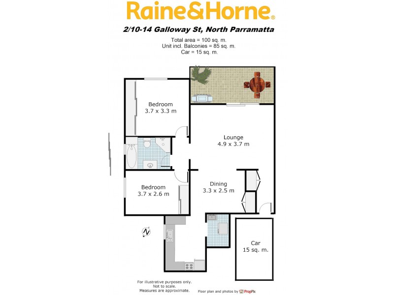 2/10-14 Galloway Street, North Parramatta NSW 2151 Floorplan