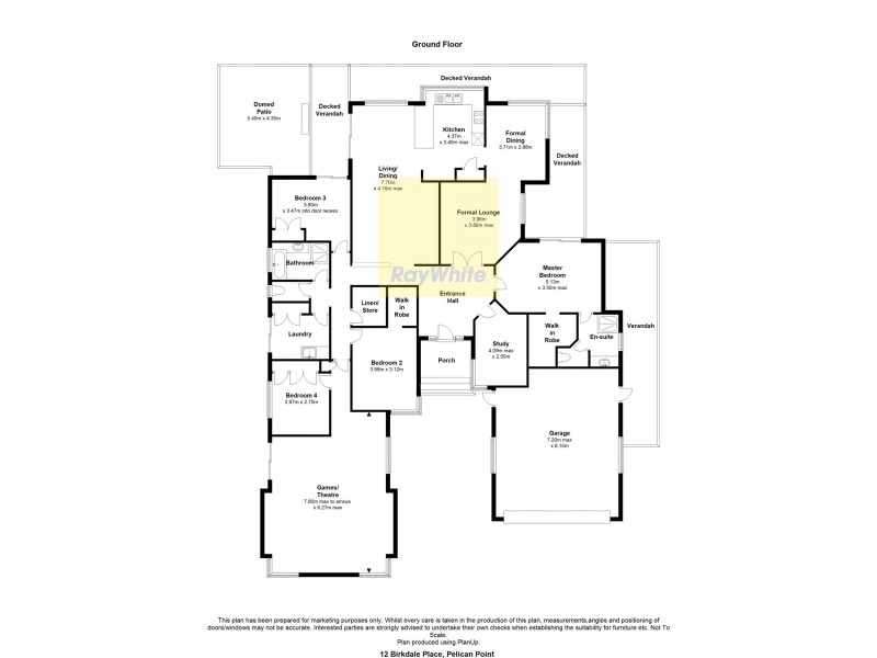 12 Birkdale Place, Pelican Point WA 6230 Floorplan