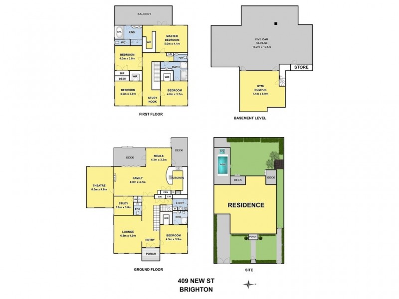 409 New Street, Brighton VIC 3186 Floorplan