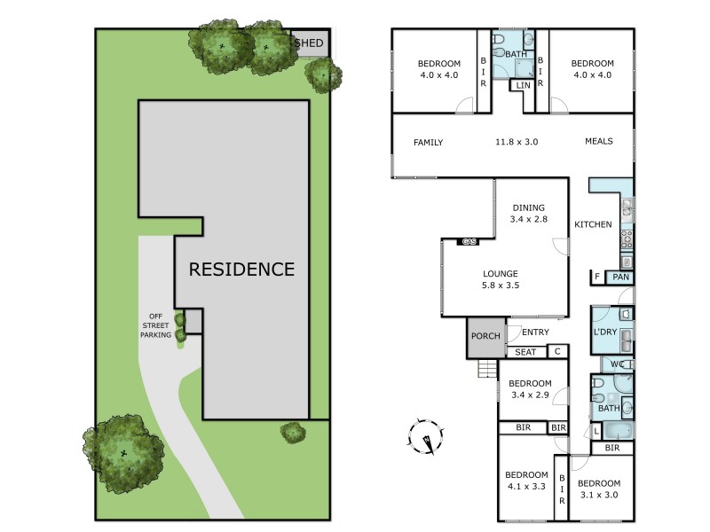 2 Raven Street, Doncaster East VIC 3109 Floorplan