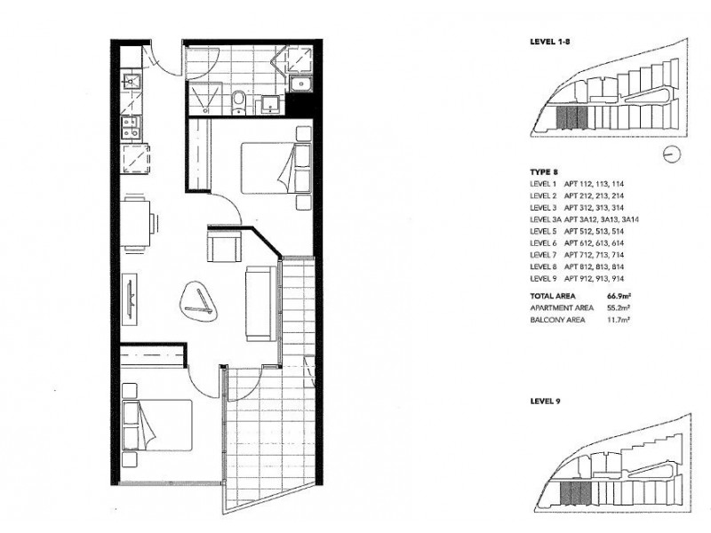 114/101 Tram Road, Doncaster VIC 3108 Floorplan
