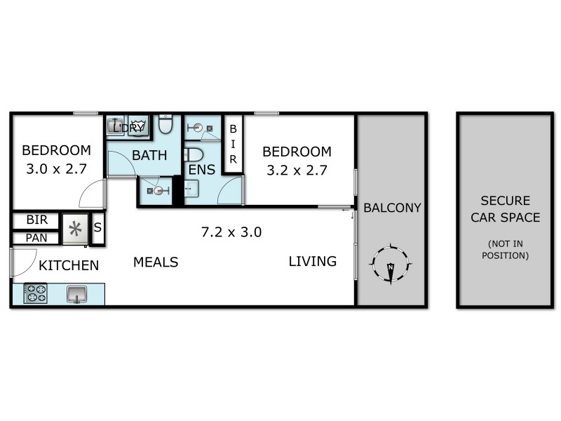 217/15-21 Harrow Street, Box Hill VIC 3128 Floorplan