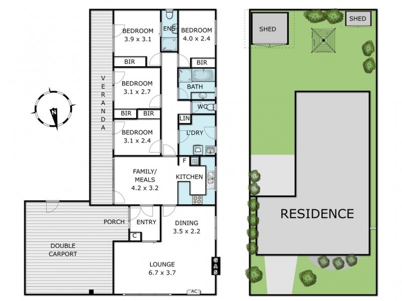 6 Cloverdale Close, Burwood East VIC 3151 Floorplan