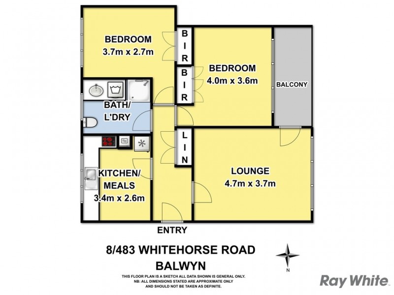8/483 Whitehorse Road, Balwyn VIC 3103 Floorplan