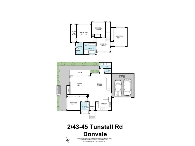 2/43-45 Tunstall Road, Donvale VIC 3111 Floorplan