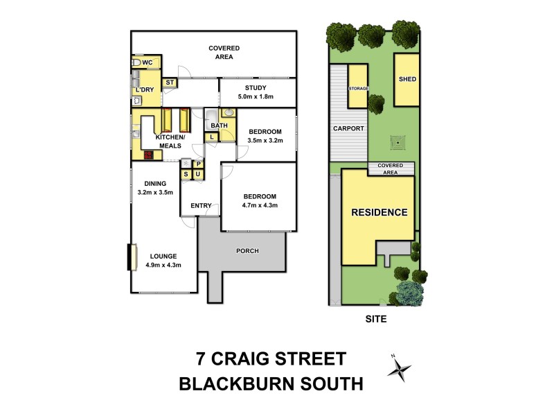 7 Craig Street, Blackburn South VIC 3130 Floorplan