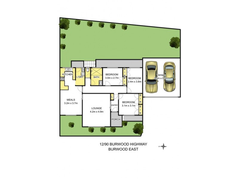 12/90 Burwood Hwy, Burwood East VIC 3151 Floorplan