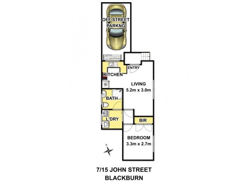 7/15 John Street, Blackburn VIC 3130 Floorplan