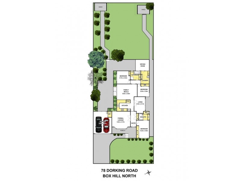 78 Dorking Road, Box Hill North VIC 3129 Floorplan